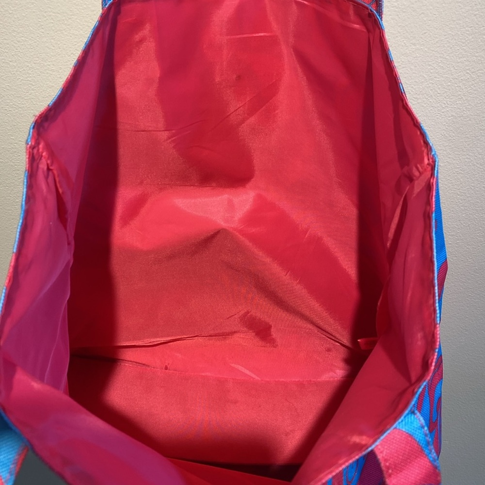 Lilly Pulitzer tote beach bag. Hot pink and blue. Excellent condition. - Picture 4 of 4
